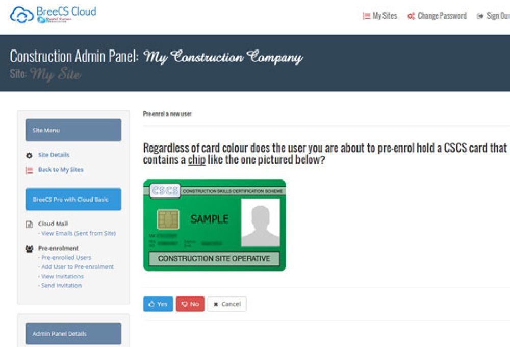 Online Pre Enrolment